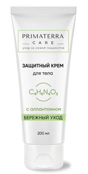 Изображение товара Крем защитный для тела Care с аллантоином цинка для лежачих больных Приматерра 200мл Крем защитный для тела Care с аллантоином цинка для лежачих больных Приматерра 200мл фотография