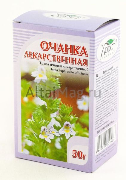 Изображение товара Очанка лекарственная, трава, 50 г Очанка лекарственная, трава, 50 г фотография