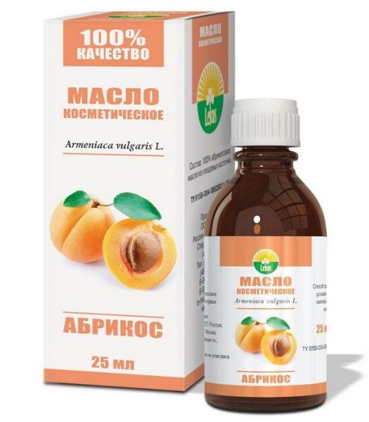 Изображение товара Масло косметическое абрикос, 25 мл (коробка) Масло косметическое абрикос, 25 мл (коробка) фотография