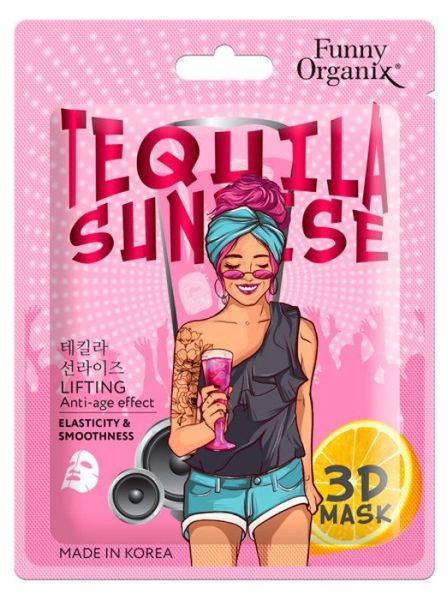 Изображение товара Маска для лица Funny Organix тканевая 3D с лифтинг-эффектом 23г Маска для лица Funny Organix тканевая 3D с лифтинг-эффектом 23г фотография